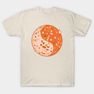 Spooky Yin Yang Disco Ball T-Shirt